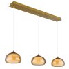 Avila Suspension Luminaires Globo Lighting LED Or, 1 lumière, Télécommandes