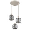 Antonio Suspension Luminaires Globo Lighting Beige, 3 lumières