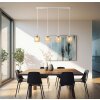 Antonio Suspension Luminaires Globo Lighting Beige, 4 lumières