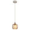 Antonio Suspension Luminaires Globo Lighting Beige, 1 lumière