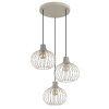 Mateo Suspension Luminaires Globo Lighting Crème, 3 lumières