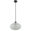 Brokana Suspension Luminaires Globo Lighting Chrome, Noir, 1 lumière