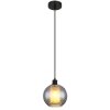 Ulf Suspension Luminaires Globo Lighting Noir, 1 lumière