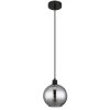 Ulf Suspension Luminaires Globo Lighting Noir, 1 lumière