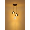 Ulf Suspension Luminaires Globo Lighting Noir, 3 lumières