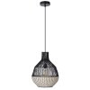 Milena Suspension Luminaires Globo Lighting Noir, 1 lumière