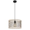 Mali Suspension Luminaires Globo Lighting Noir, 1 lumière
