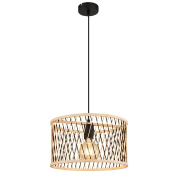Mali Suspension Luminaires Globo Lighting Noir, 1 lumière