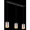 Alonso Suspension Luminaires Globo Lighting Noir, 3 lumières