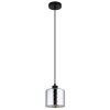 Alonso Suspension Luminaires Globo Lighting Noir, 1 lumière