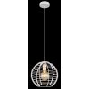 Nesa Suspension Luminaires Globo Lighting Blanc, 1 lumière