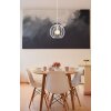Nesa Suspension Luminaires Globo Lighting Blanc, 1 lumière