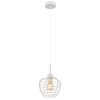 Nesa Suspension Luminaires Globo Lighting Blanc, 1 lumière