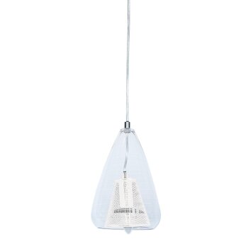 Vera Suspension Luminaires Globo Lighting Blanc, 1 lumière