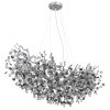 Queena Lustre Luminaires Globo Lighting Argenté, 10 lumières