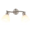 Malte Plafonnier Luminaires Globo Lighting Nickel mat, 2 lumières