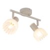 Planta Plafonnier Luminaires Globo Lighting Couleur bois, Sable, 2 lumières