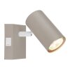 Robby Applique murale, Spot mural Luminaires Globo Lighting Sable, Blanc, 1 lumière