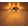 Mali Plafonnier Luminaires Globo Lighting Noir, 3 lumières