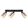 Alonso Plafonnier Luminaires Globo Lighting Noir, 3 lumières