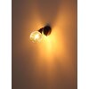 Frosta Applique murale, Spot mural Luminaires Globo Lighting Chrome, Noir, 1 lumière