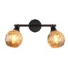Frosta Plafonnier Luminaires Globo Lighting Chrome, Noir, 2 lumières