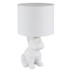 Dogo Lampe à poser Luminaires Globo Lighting Blanc, 1 lumière