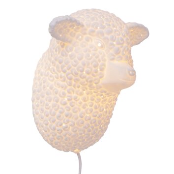 Ralf Applique murale Luminaires Globo Lighting Blanc, 1 lumière