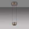 Clipse Suspension Luminaires Paul Neuhaus LED Bronze, 2 lumières, Télécommandes