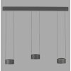 Clipse Suspension Luminaires Paul Neuhaus LED Gris, 6 lumières, Télécommandes