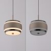 Rings Suspension Luminaires Paul Neuhaus LED Bronze, Chrome, 1 lumière, Télécommandes