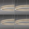 E-Loop Suspension Luminaires Paul Neuhaus LED Bronze, 2 lumières, Télécommandes