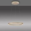 E-Loop Suspension Luminaires Paul Neuhaus LED Bronze, 2 lumières, Télécommandes