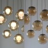 Popup Suspension Luminaires Paul Neuhaus LED Bronze, 7 lumières, Télécommandes