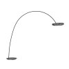 Loop-Bow Lampadaire, Lampadaires arc Luminaires Paul Neuhaus LED Noir, 2 lumières