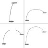 Loop-Bow Lampadaire Luminaires Paul Neuhaus LED Noir, 2 lumières