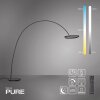 Loop-Bow Lampadaire Luminaires Paul Neuhaus LED Noir, 2 lumières