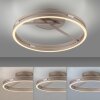 Loop Plafonnier Luminaires Paul Neuhaus LED Bronze, 2 lumières, Télécommandes