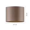 Point Plafonnier Luminaires Paul Neuhaus LED Bronze, 1 lumière