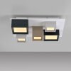 Manhattan Plafonnier Luminaires Paul Neuhaus LED Gris, 1 lumière, Télécommandes