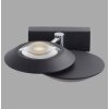 Oculis Applique murale Luminaires Paul Neuhaus LED Noir, 2 lumières