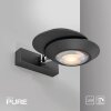 Oculis Applique murale Luminaires Paul Neuhaus LED Noir, 2 lumières