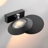 Oculis Applique murale Luminaires Paul Neuhaus LED Noir, 2 lumières