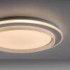 LAGO Plafonnier Luminaires Leuchten Direkt LED Blanc, 1 lumière, Télécommandes