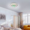 TOLAGO Plafonnier Luminaires Leuchten Direkt LED Blanc, 2 lumières, Télécommandes, Changeur de couleurs