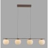 NAMI Suspension Luminaires Leuchten Direkt LED Sable, 4 lumières