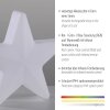 STAR Lampe à poser Luminaires Leuchten Direkt LED Blanc, 1 lumière, Télécommandes, Changeur de couleurs