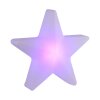 STAR Lampe à poser Luminaires Leuchten Direkt LED Blanc, 1 lumière, Télécommandes, Changeur de couleurs