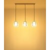 Maribel Suspension Luminaires Globo Lighting Chrome, 3 lumières