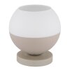 Ragusa Lampe à poser Luminaires Globo Lighting Chrome, Blanc, 1 lumière